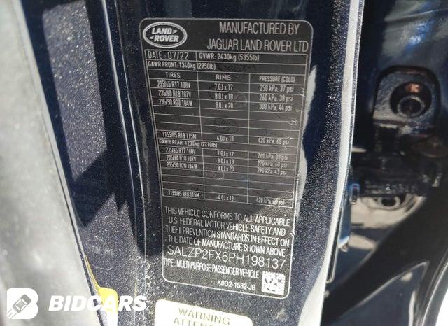 SALZP2FX6PH198137 2023 Land Rover Range Rover photo no. 9
