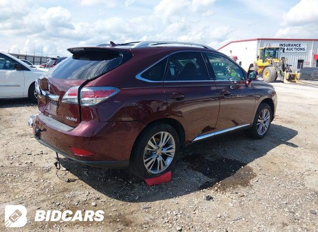 2T2ZK1BA5DC109784 2013 Lexus RX photo no. 4