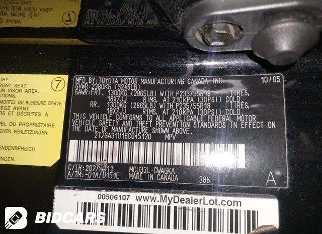 2T2GA31U16C045120 2006 Lexus RX photo no. 9