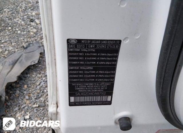 SALAG2D44DA667932 2013 Land Rover LR4 photo no. 9