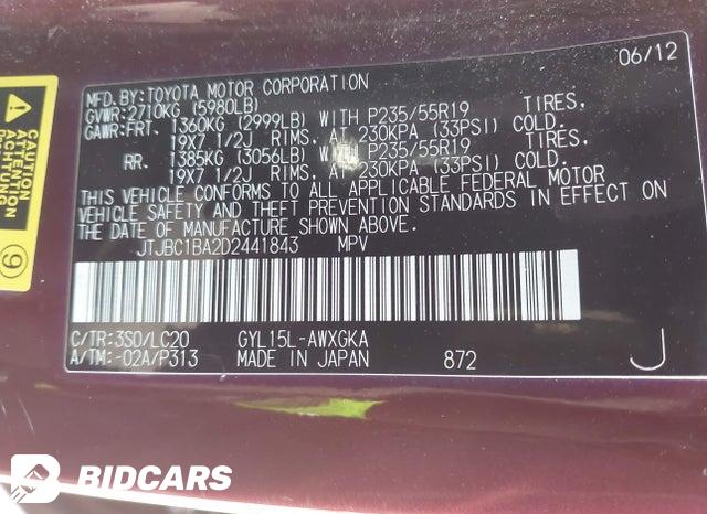 JTJBC1BA2D2441843 2013 Lexus RX photo no. 9