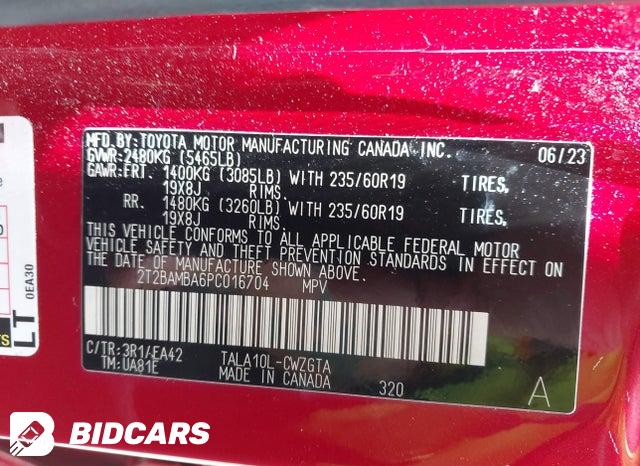 2T2BAMBA6PC016704 2023 Lexus RX photo no. 9