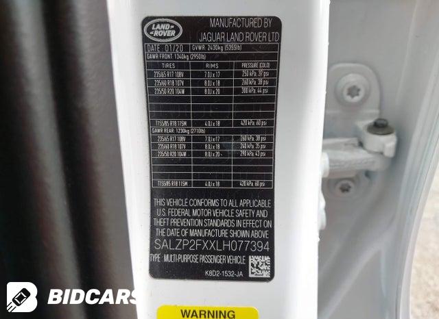 SALZP2FXXLH077394 2020 Land Rover Range Rover photo no. 9