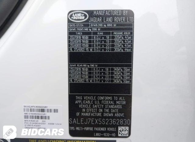 SALEJ7EX5S2362830 2025 Land Rover Defender photo no. 9
