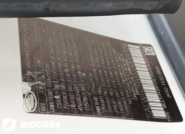SALWR2RV0JA813126 2018 Land Rover Range Rover photo no. 9