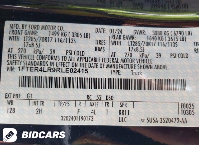 2024 Ford Ranger — VIN 1FTER4LR9RLE02415, фото 9