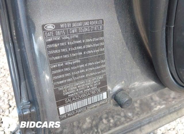 SALAG2V68GA788726 2016 Land Rover LR4 photo no. 9