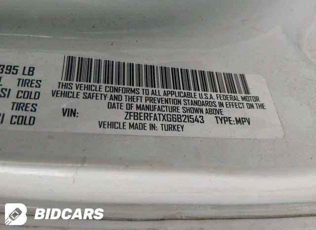 ZFBERFATXG6B21543 2016 RAM Promaster photo no. 9