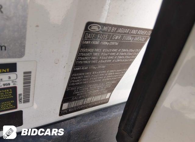 SALWR2EF1GA562799 2016 Land Rover Range Rover photo no. 9