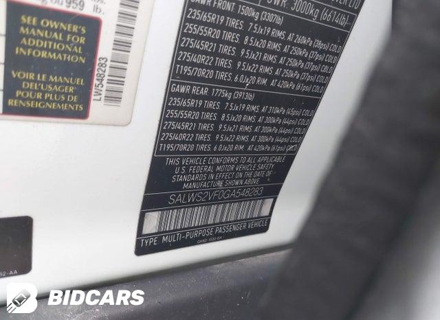 SALWS2VF0GA548283 2016 Land Rover Range Rover photo no. 9