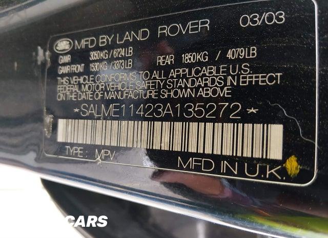 SALME11423A135272 2003 Land Rover Range Rover photo no. 9
