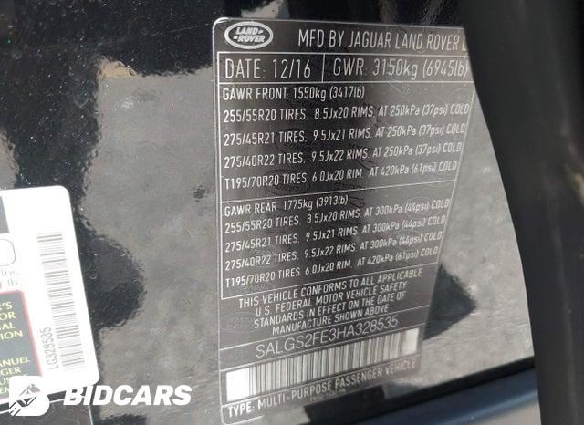SALGS2FE3HA328535 2017 Land Rover Range Rover photo no. 9