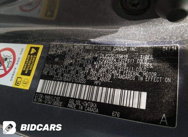 2T2ZK1BAXFC153055 2015 Lexus RX photo no. 9
