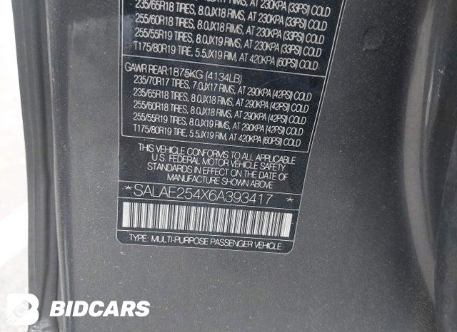 SALAE254X6A393417 2006 Land Rover LR3 photo no. 9