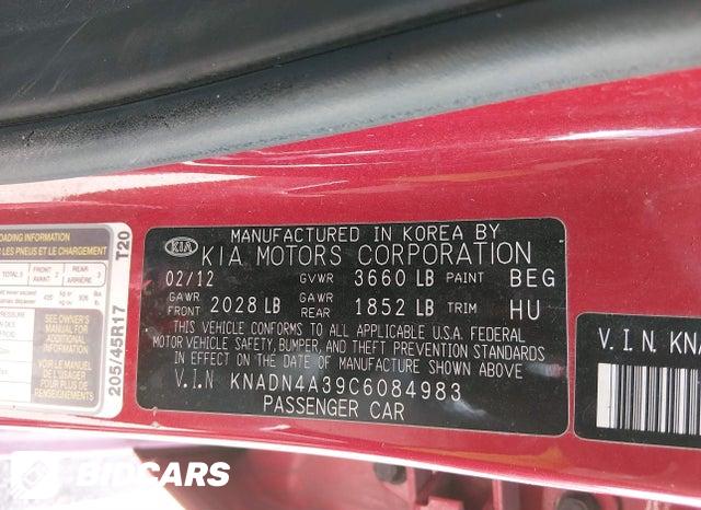 KNADN4A39C6084983 2012 KIA Rio photo no. 9