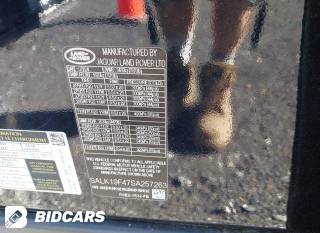 SALK19F47SA257263 2025 Land Rover Range Rover photo no. 9
