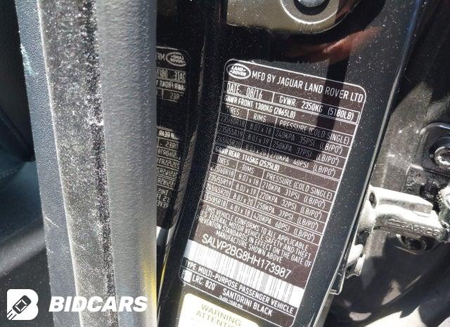 SALVP2BG8HH173987 2017 Land Rover Range Rover photo no. 9