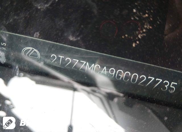 2T2ZZMCA9GC027735 2016 Lexus RX photo no. 9