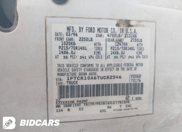 1FTCR10A6TUC82546 1996 Ford Ranger photo no. 9