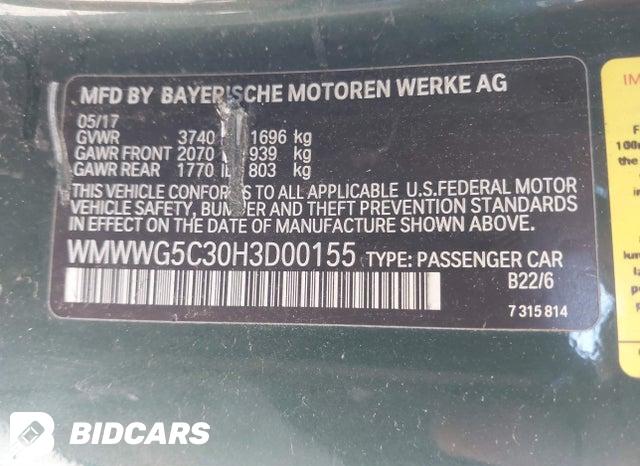 WMWWG5C30H3D00155 2017 Mini Convertible photo no. 9