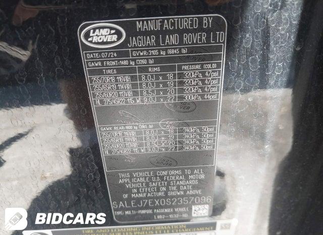 SALEJ7EX0S2357096 2025 Land Rover Defender photo no. 9