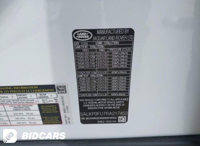 SALKP9FU7RA217452 2024 Land Rover Range Rover photo no. 9
