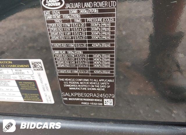 SALKPBE92RA245079 2024 Land Rover Range Rover photo no. 9