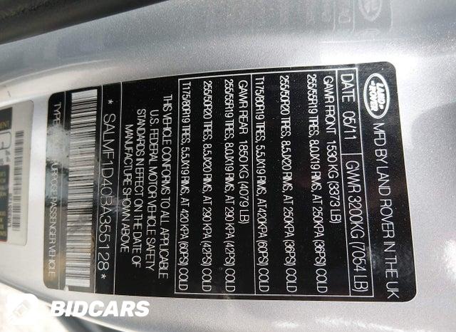 SALMF1D40BA355128 2011 Land Rover Range Rover photo no. 9