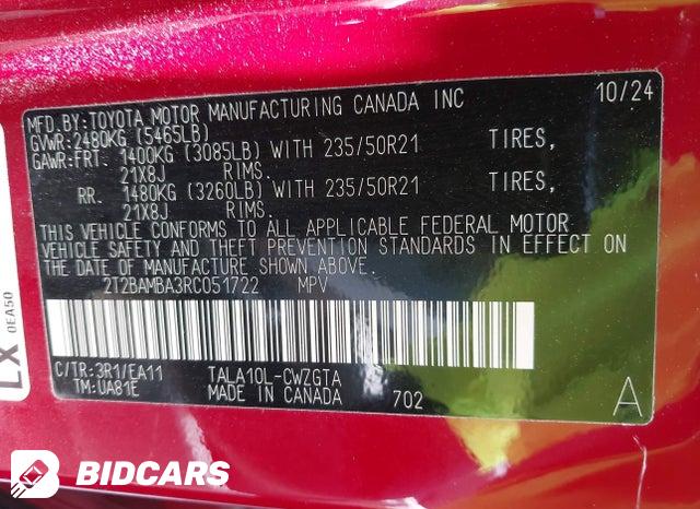 2T2BAMBA3RC051722 2024 Lexus RX photo no. 9