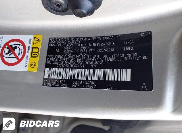 2T2BZMCA0HC071724 2017 Lexus RX photo no. 9