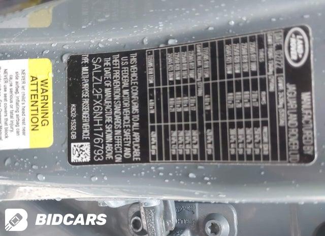 SALZL2FX6NH176793 2022 Land Rover Range Rover photo no. 9