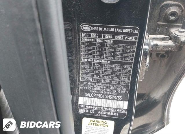 SALCP2BG1GH628765 2016 Land Rover Discovery photo no. 9