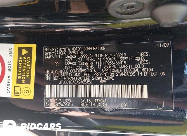 JTJBC1BA8A2405456 2010 Lexus RX photo no. 9