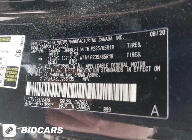 2T2HZMDA6LC256135 2020 Lexus RX photo no. 9