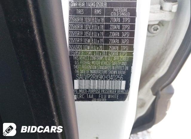 SALVP2RX9KH340256 2019 Land Rover Range Rover photo no. 9