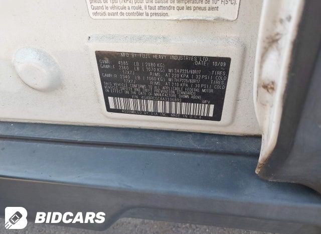 4S4BRCGC4A3336892 2010 Subaru Outback photo no. 9