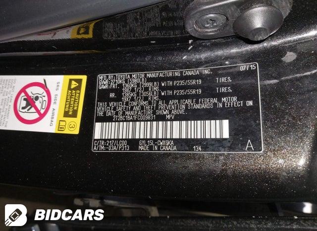 2T2BC1BA1FC009831 2015 Lexus RX photo no. 9