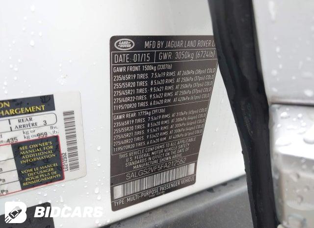 SALGS2VF5FA212552 2015 Land Rover Range Rover photo no. 9