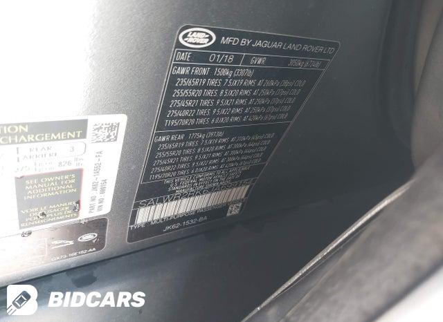 SALWR2RK6JA699154 2018 Land Rover Range Rover photo no. 9