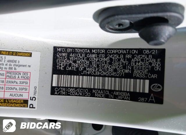 JTHP3JBH2M2045271 2021 Lexus UX 200 photo no. 9