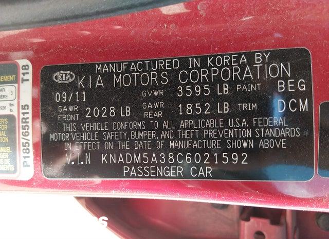 KNADM5A38C6021592 2012 KIA Rio photo no. 9