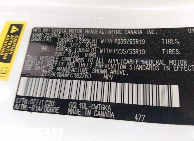 2T2ZK1BA6FC182763 2015 Lexus RX photo no. 9