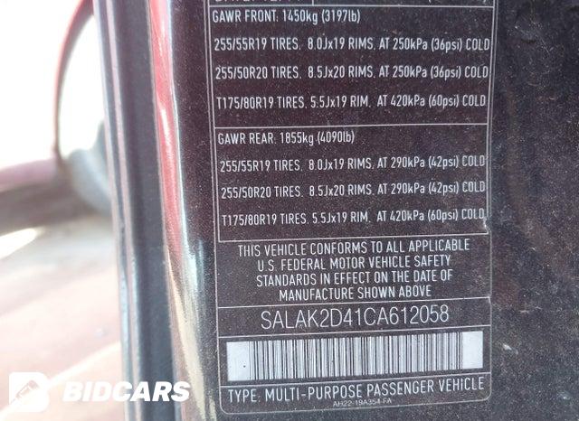 SALAK2D41CA612058 2012 Land Rover LR4 photo no. 9
