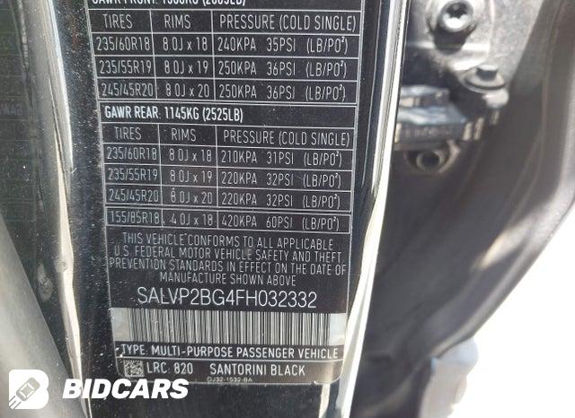 SALVP2BG4FH032332 2015 Land Rover Range Rover photo no. 9
