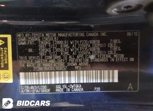 2T2BK1BA3DC162257 2013 Lexus RX photo no. 9
