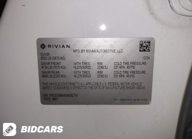 2025 Rivian R1S — VIN 7PDSGBBA8SN062797, şəkil 9