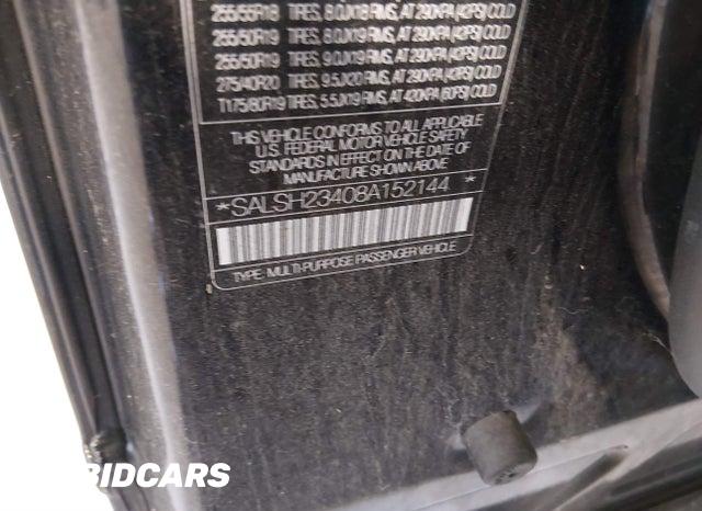 SALSH23408A152144 2008 Land Rover Range Rover photo no. 9