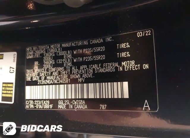 2T2HZMDA7NC340581 2022 Lexus RX photo no. 9