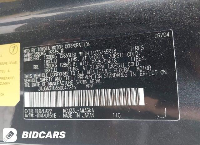 JTJGA31U650047245 2005 Lexus RX photo no. 9