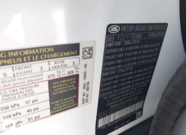SALGS2RE6JA383739 2018 Land Rover Range Rover photo no. 9